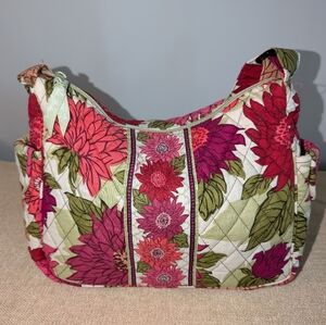 Vintage Vera Bradley Retired Hello Dahlia Shoulder/Crossbody  Bucket Hobo NWOT